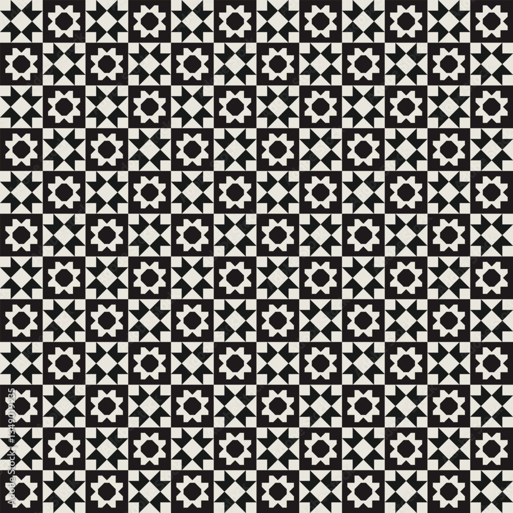 Seamless abstract mid century modern floral pattern for backgrounds, fabric design, home decor. Seamless abstract mid century modern floral pattern for backgrounds, fabric design, home decor.