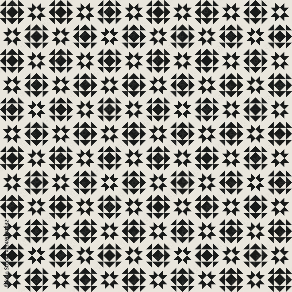 Seamless abstract mid century modern floral pattern for backgrounds, fabric design, home decor. Seamless abstract mid century modern floral pattern for backgrounds, fabric design, home decor.