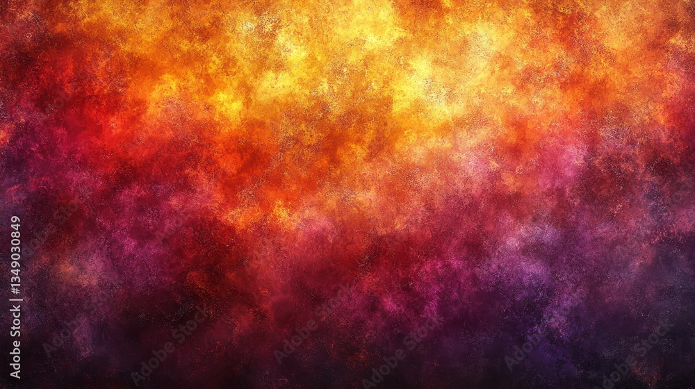 Naklejka premium Abstract fiery nebula