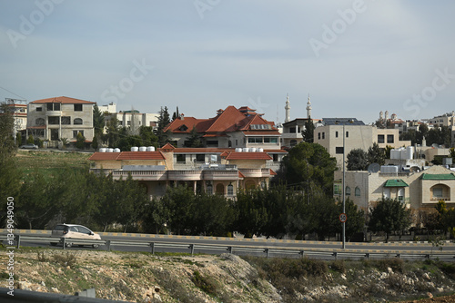 City in Oman (Middle East), view, architecture, urban development, city skyline, building, cityscape, urban view, aerial view, house, panorama, street, travel, Eastern city, summer, Iran, Oriental cit