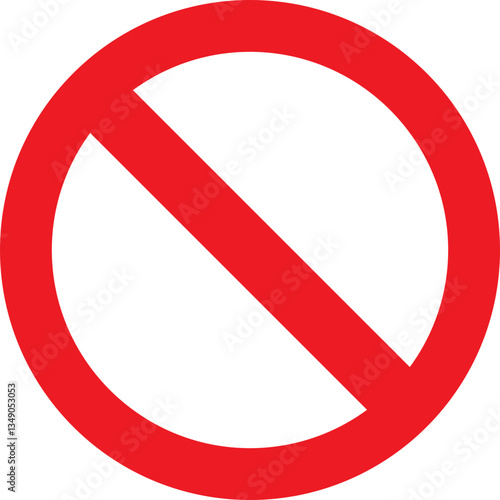 Prohibited illustration 금지 주의 일러스트