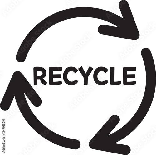 Recycle Icon Illustration 리사이클 아이콘 일러스트
