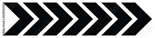 Dynamic moving arrow symbol. Arrow dynamic symbol. Speed, fast arrows symbols set elements. Chevron arrow icon. vector-stock	