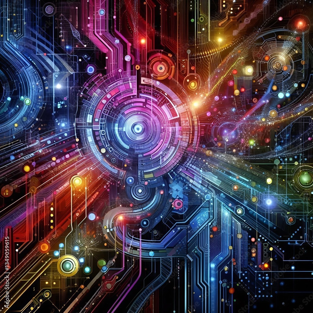 Obraz premium Advancing AI and IoT Integration: Revolutionizing Smart Technologies for Future Innovation