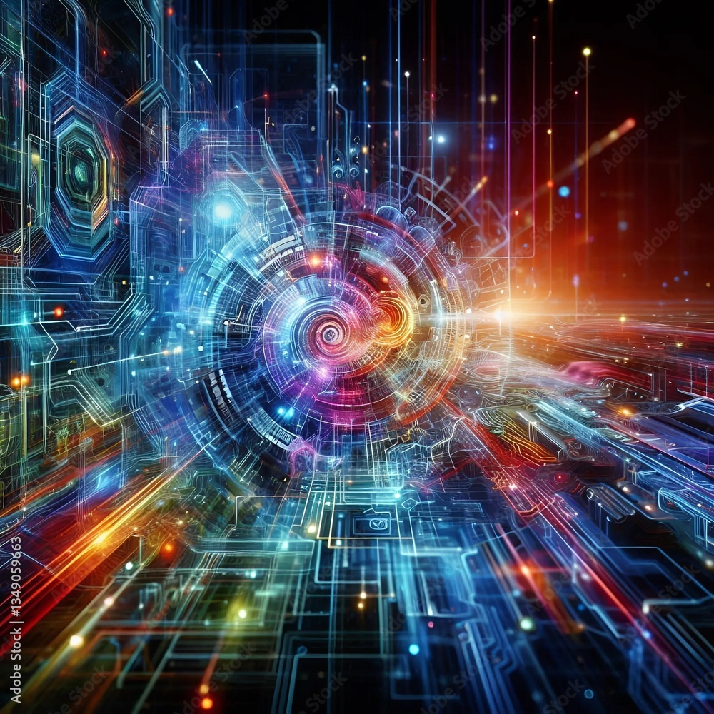 Obraz premium Advancing AI and IoT Integration: Revolutionizing Smart Technologies for Future Innovation