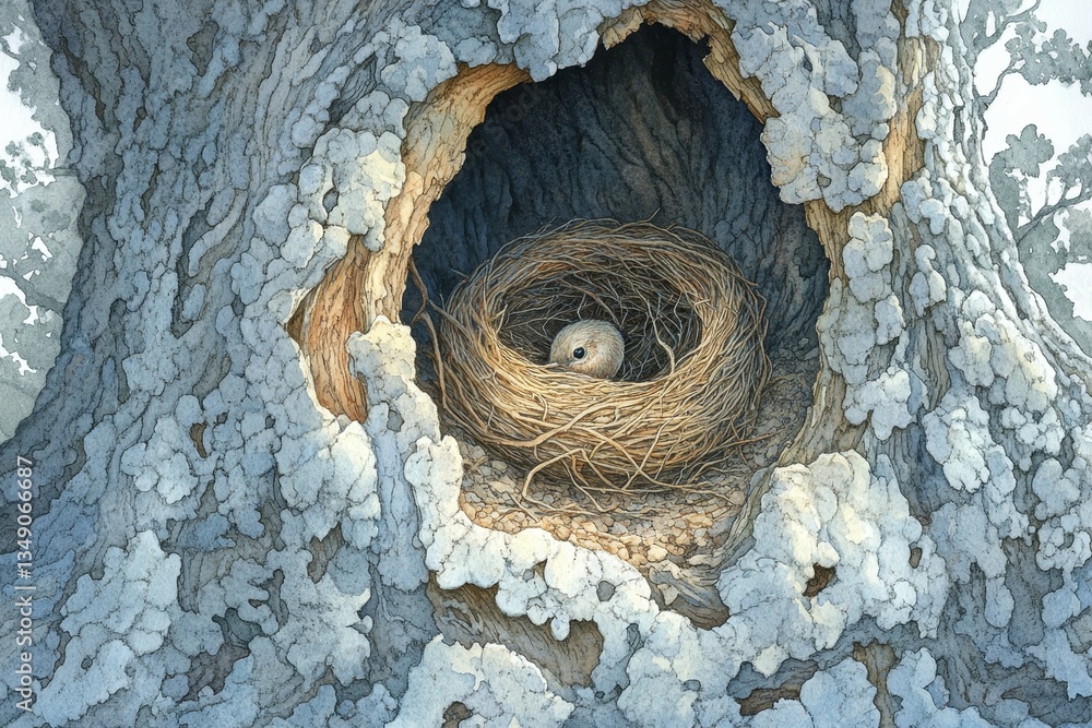 Ancient Oaks Hidden Home, Nesting birds