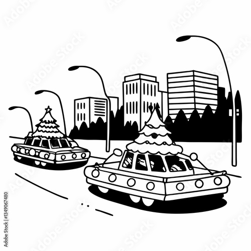 vector illustration of a city