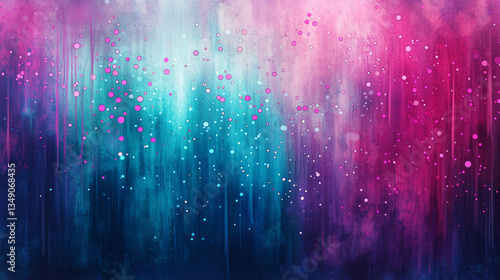 Abstract Watercolor Bokeh Lights Background