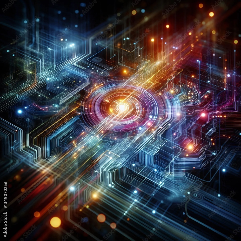 Obraz premium Advancing AI and IoT Integration: Revolutionizing Smart Technologies for Future Innovation