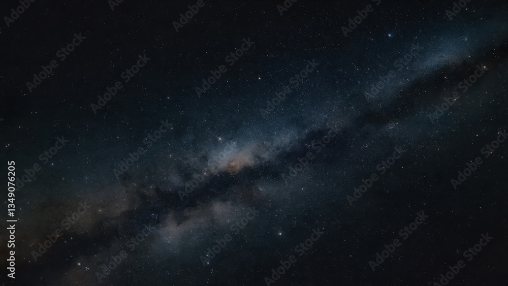 Stunning view of the Milky Way galaxy stretching across the night sky Stunning view of the Milky Way galaxy stretching across the night sky