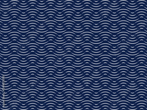 waving lines blue line BG, continuous  pattern wireless with blue light color