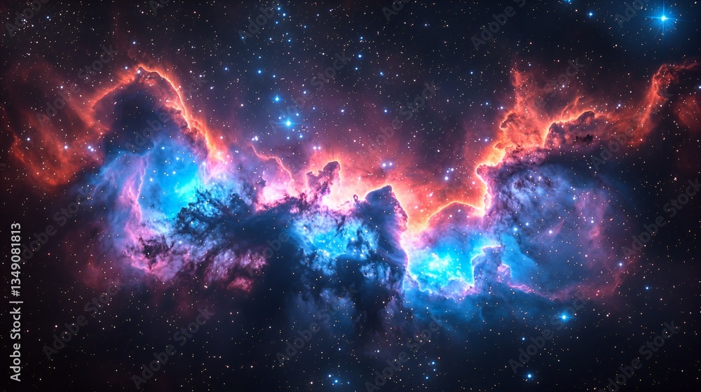 Colorful Nebula in Deep Space Colorful Nebula in Deep Space