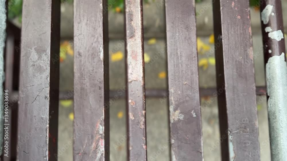 Close-up of old iron bench, highlighting rusted textures and vintage metal details in a nostalgic outdoor view.
Close-up of old iron bench, highlighting rusted textures and vintage metal details in a nostalgic outdoor view.