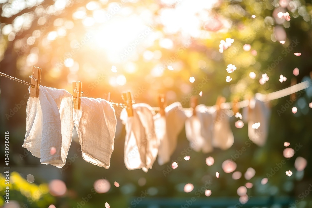 Breezy Laundry Day, Spring cleaning