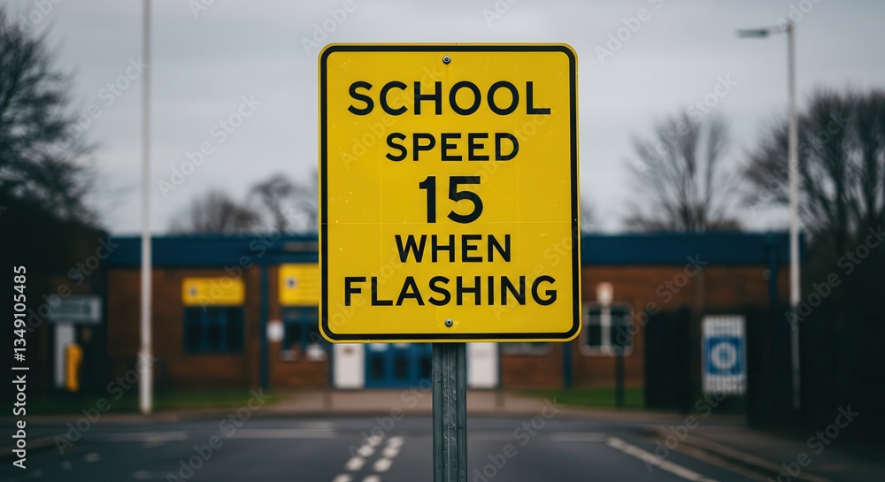 School Speed Limit Sign States Speed Limit When Lights Flashing School Speed Limit Sign States Speed Limit When Lights Flashing