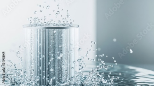 Clean water filter splash studio