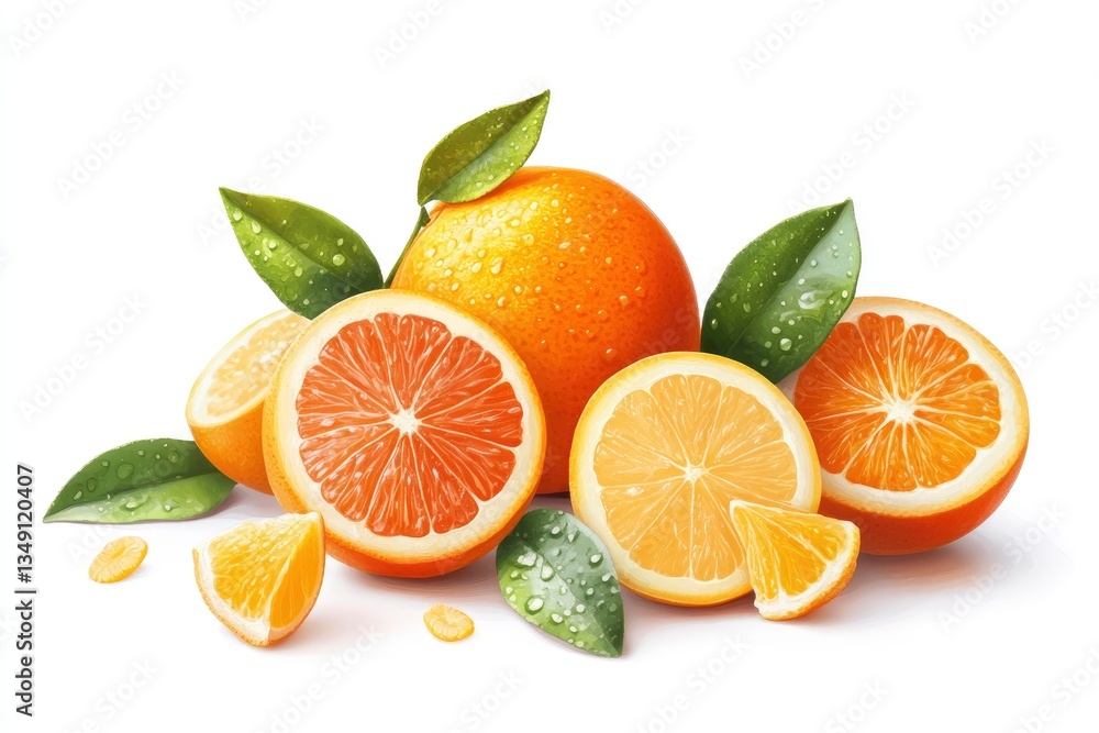 Fresh Citrus Fruit Arrangement with Orange Lemon and Grapefruit Halves Fresh Citrus Fruit Arrangement with Orange Lemon and Grapefruit Halves