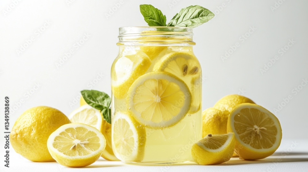 Fresh lemonade jar Fresh lemonade jar