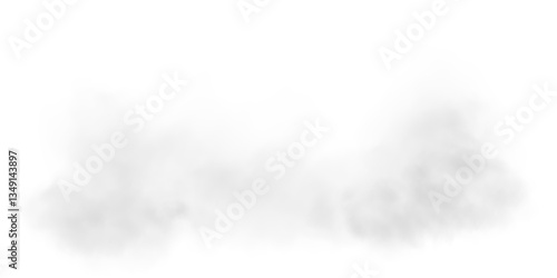 A soft, airy fog spreads across the scene, creating a subtle, ethereal atmosphere. Light gray mist with delicate diffusion blends seamlessly into the background, evoking a sense of calm and mystery.