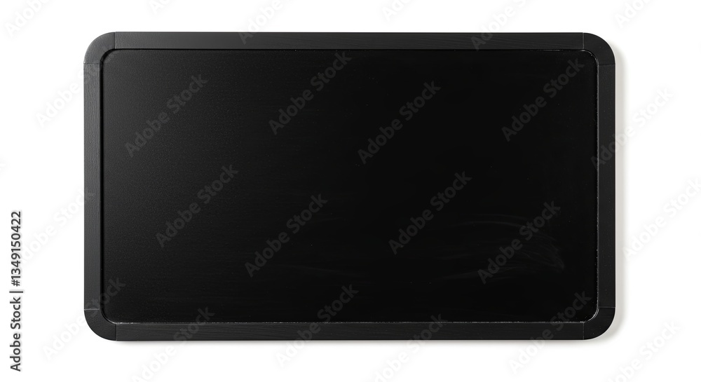 A black computer monitor with a white background A black computer monitor with a white background
