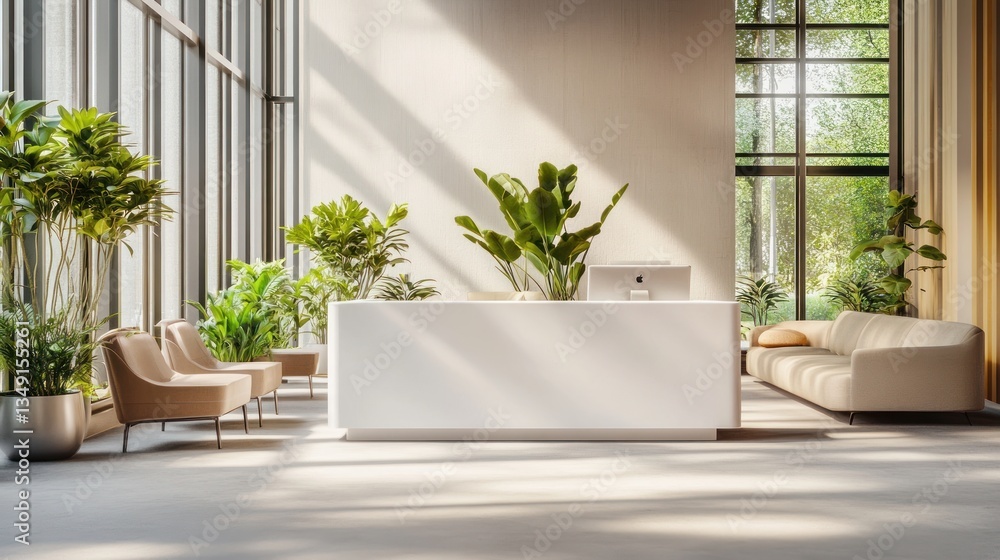 Fototapeta premium Modern Office Lobby