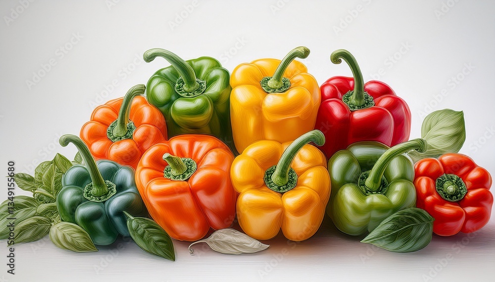 red and yellow peppers red and yellow peppers