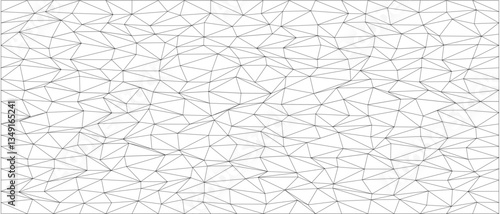 Abstract geometric pattern with chaos and complexity in black and white for creative designs.