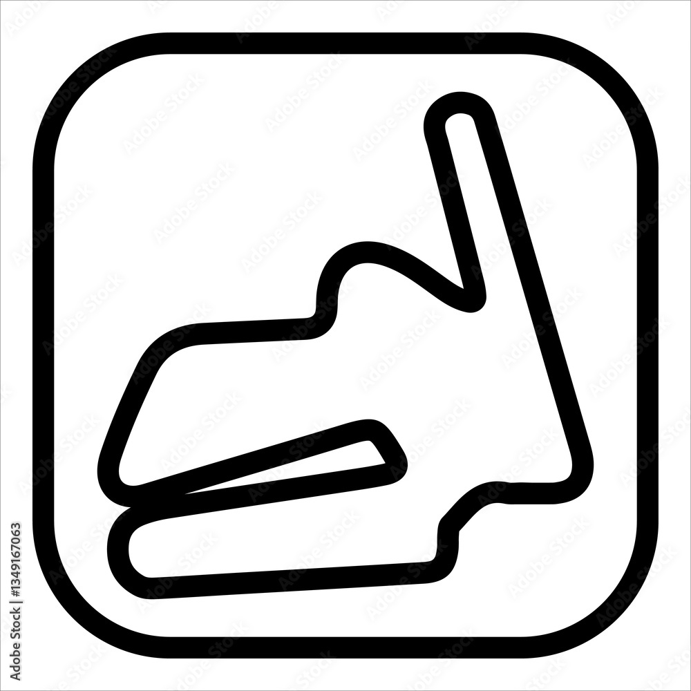 motegi line icon vector illustration isolated on white background