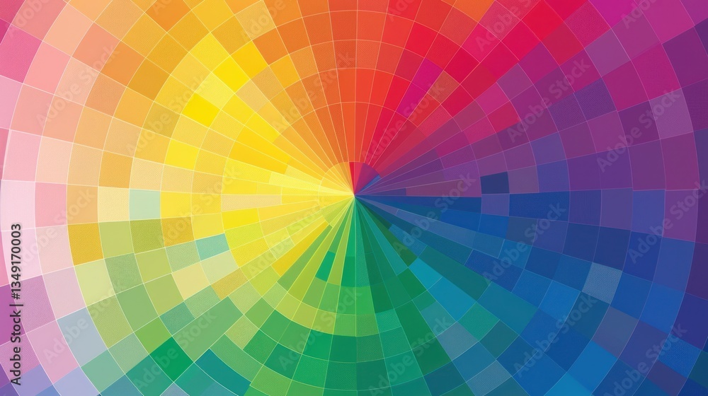 Obraz premium Colorful Abstract Circle