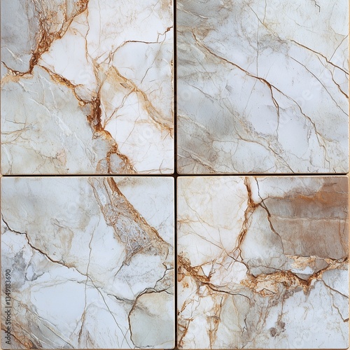 Marble tiles, tile texture assets, white marble floor with an elegant feel, bathroom modeling