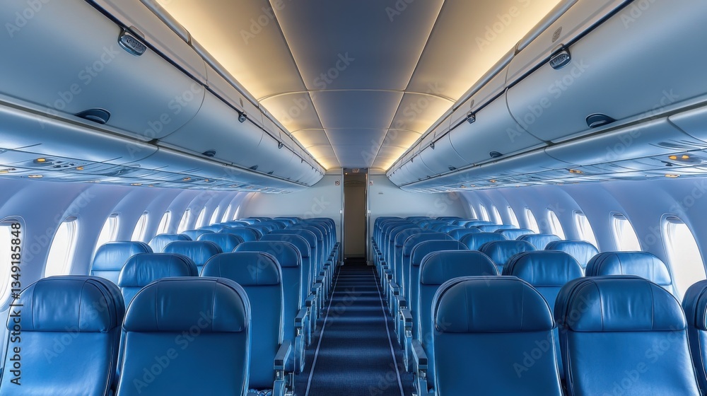 Fototapeta premium interior of the airplane