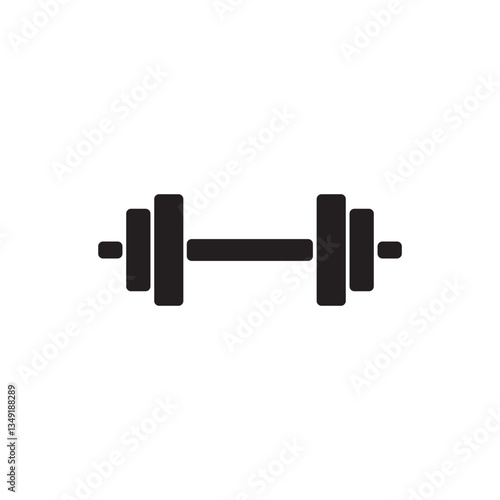 Dumbbell icon.