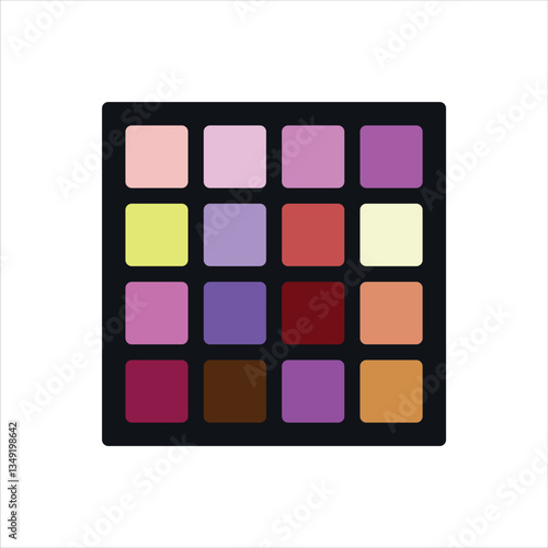 Eyeshadows - warm colors.