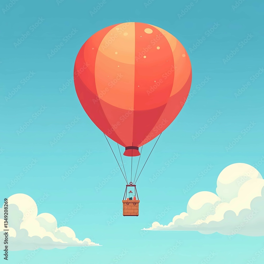 Fototapeta premium hot air balloon in the sky