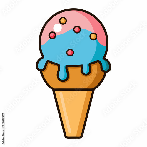 Ice creme vector illustration 