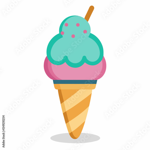 Ice creme vector illustration 