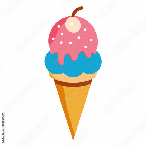 Ice creme vector illustration 