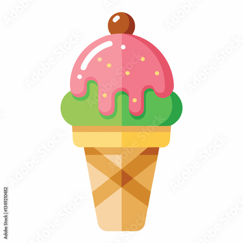 Ice creme vector illustration 