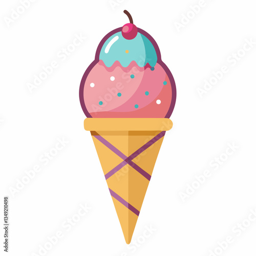 Ice creme vector illustration 