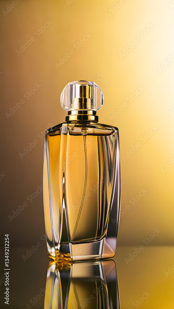 Luxury perfume bottle a soft gradient backgroun Luxury perfume bottle a soft gradient backgroun
