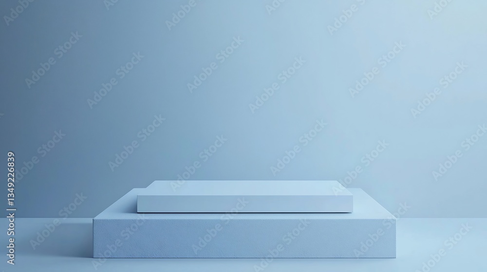 Minimalist gadget stand mockup featuring clean blank surface for modern devices Minimalist gadget stand mockup featuring clean blank surface for modern devices