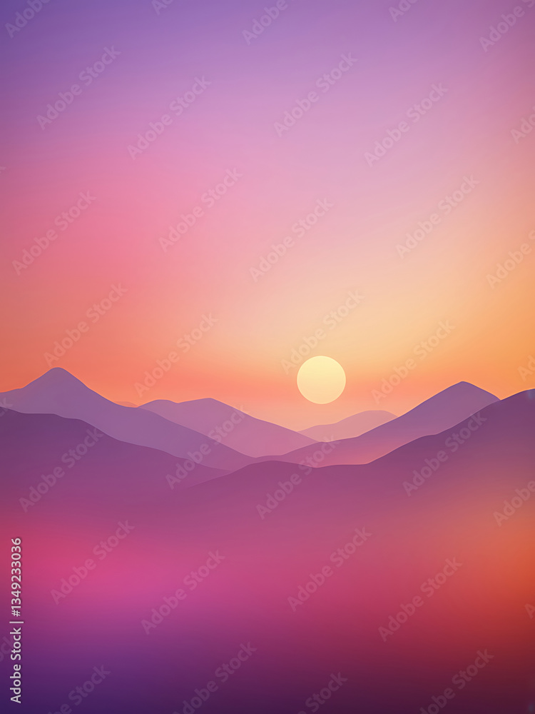 Fototapeta premium Dreamy Sunset Reflection on Calm Water with Soft Bokeh Lights – Serene and Tranquil Scene