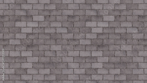 Grey Brick Wall Texture Background for Architectural and Design Use