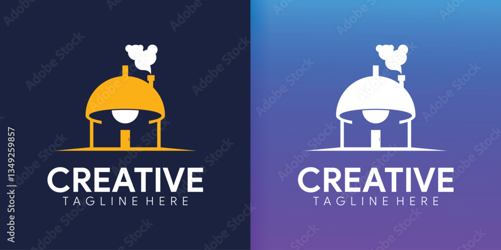 Obraz premium smart home logo collection