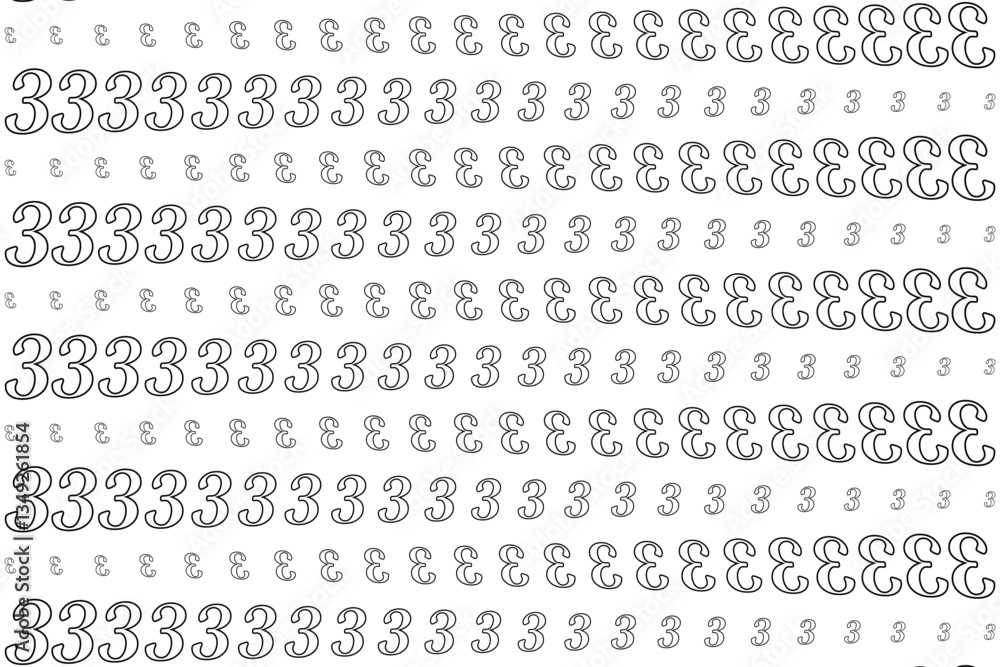 simple abstract creative black color 3 three stock chevron number halftone blend pattern seamless number 3 three stock big to small pattern simple abstract creative black color 3 three stock chevron number halftone blend pattern seamless number 3 three stock big to small pattern