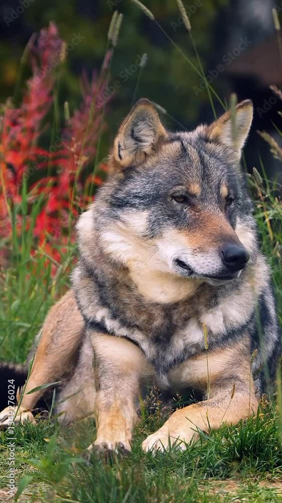 portrait of a wolf portrait of a wolf