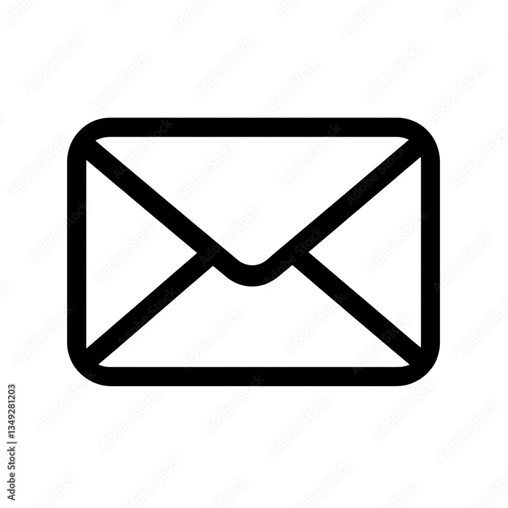Business email symbol vector drawing high resolution picture Business email symbol vector drawing high resolution picture