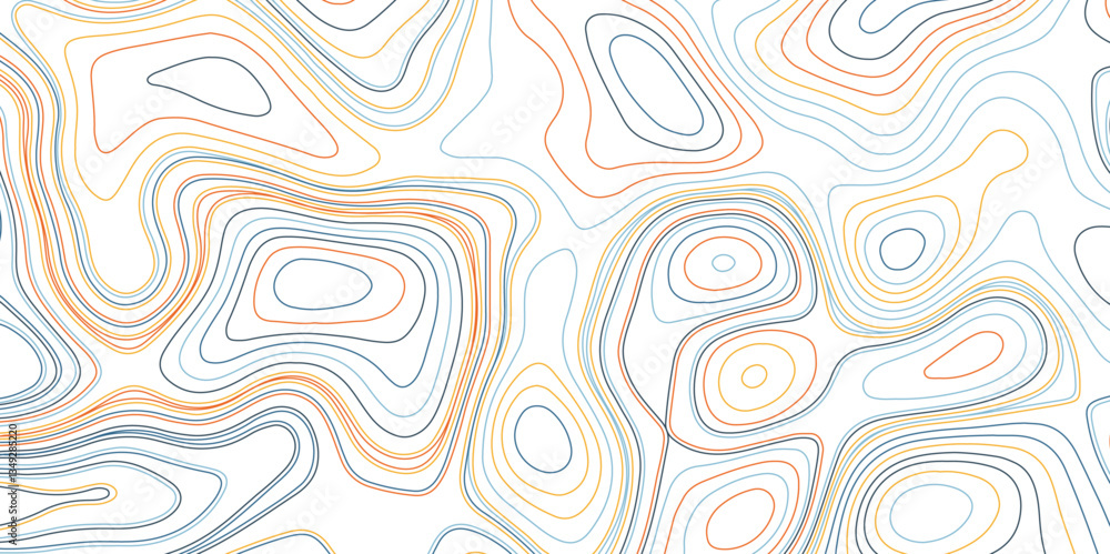 Topographic map. Grid, texture, relief contour. Surface map of mountain future. Stripes landscape descripting data maps. Topographic map. Grid, texture, relief contour. Surface map of mountain future. Stripes landscape descripting data maps.