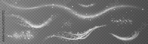 Light effects.Light flares, explosions, glitter, dust, lines, sun gloves, sparks, sparkles, stars, curved curves. Glow special effect light