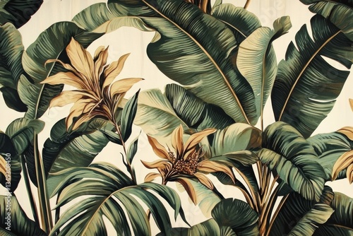 Wallpaper Mural Create a serene atmosphere with botanical-inspired wall coverings. Torontodigital.ca
